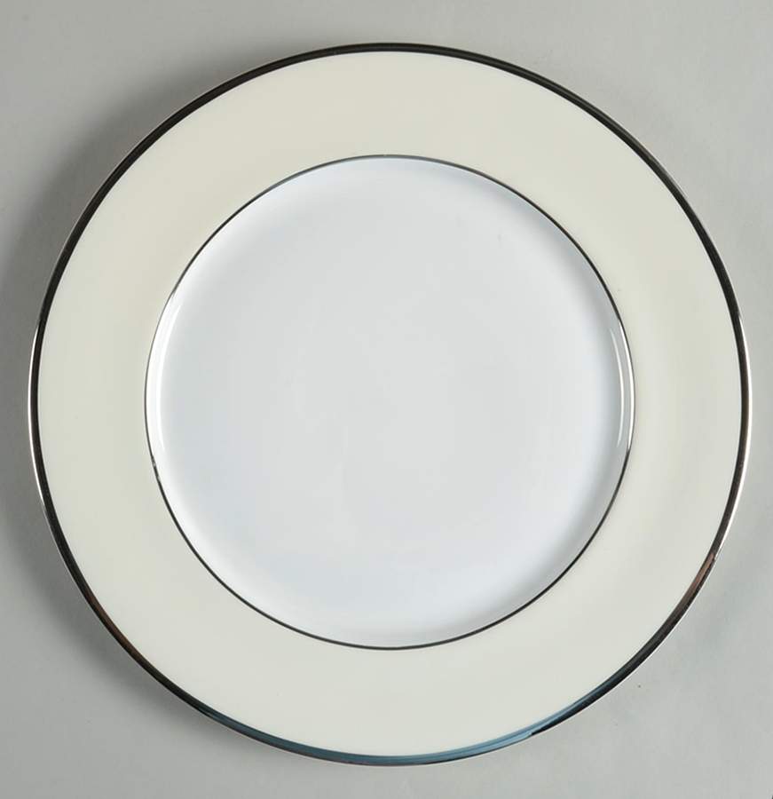Color Studio Ivory and Platinum Service Plate (Charger) by Mikasa-1