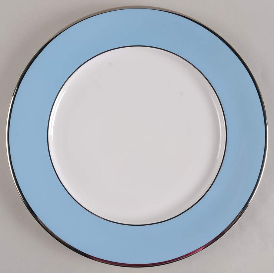 Color Studio Light Blue and Platinum Service Plate (Charger) by Mikasa-1