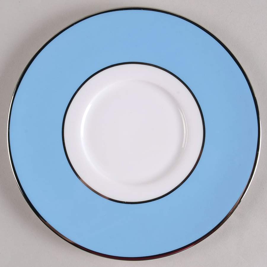 Color Studio Light Blue and Platinum Saucer by Mikasa-1