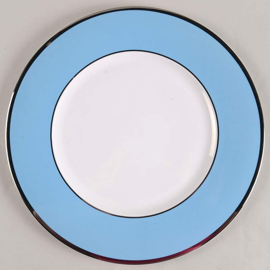 Color Studio Light Blue and Platinum Dinner Plate by Mikasa-1