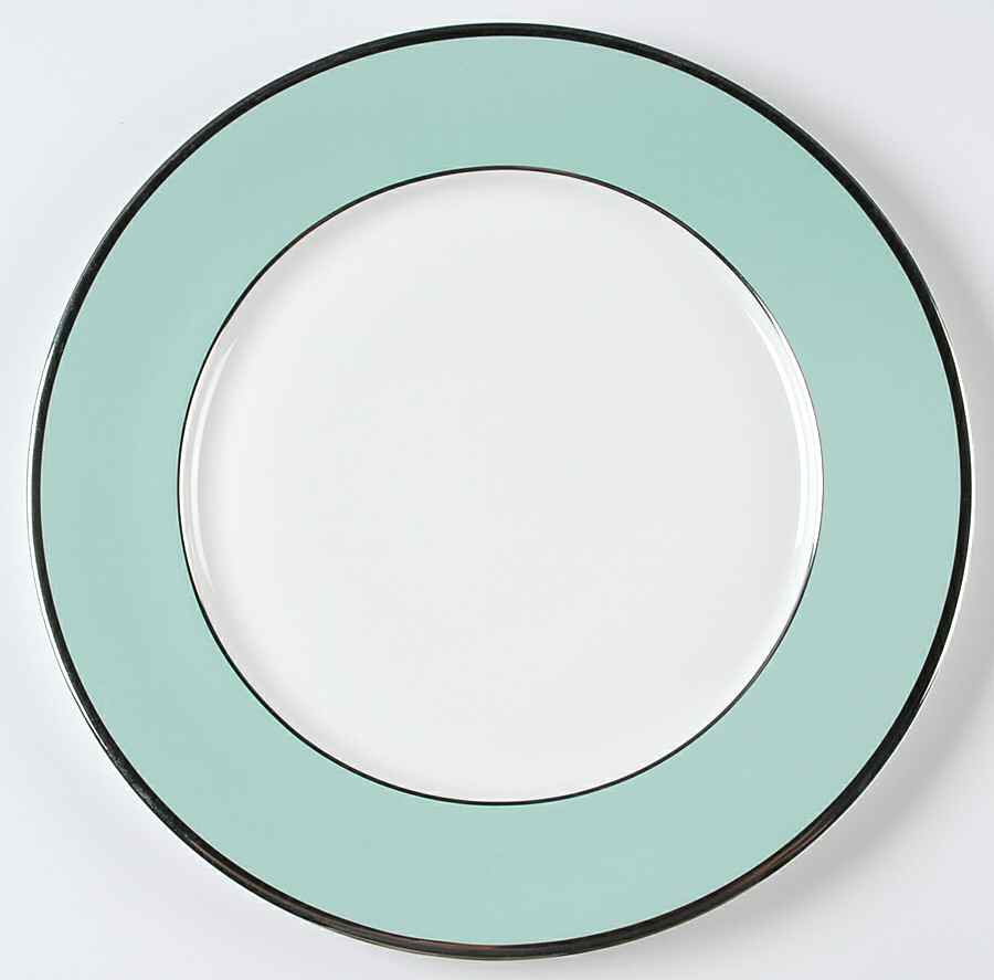 Color Studio Turquoise and Platinum Service Plate (Charger) by Mikasa-1