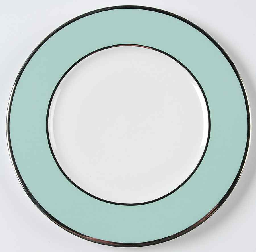 Color Studio Turquoise and Platinum Bread & Butter Plate by Mikasa-1