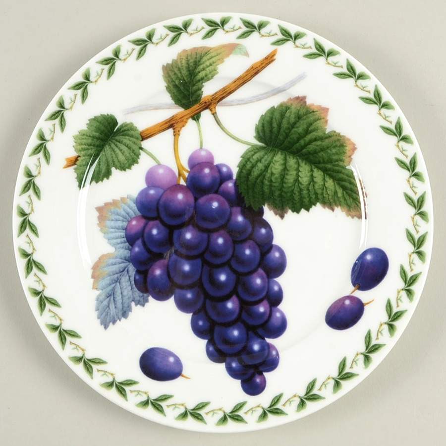 Orchard Fruits Salad/Dessert Plate by Maxwell & Williams-1