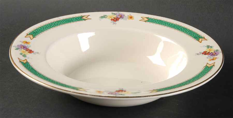 Pembroke Rim Soup Bowl by Myott Staffordshire-1
