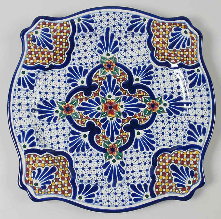 MEX20 Square Dinner Plate by Mexico China-1