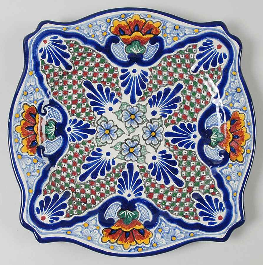 MEX20 Square Dinner Plate by Mexico China-1