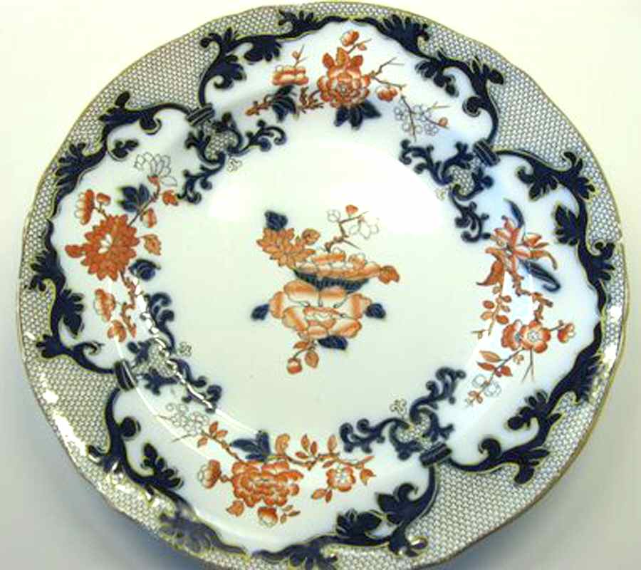 5172 Brown Rim Soup Bowl by Minton-1