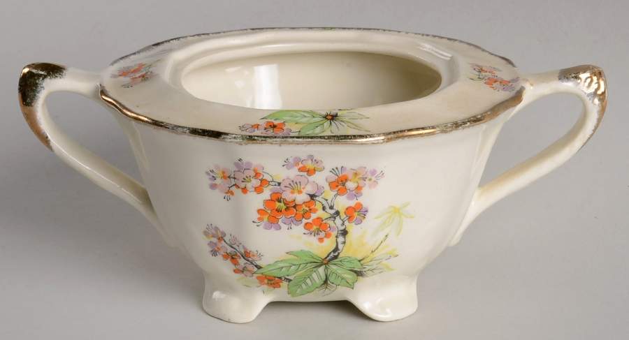 Churtsea Sugar Bowl No Lid by Alfred Meakin-1