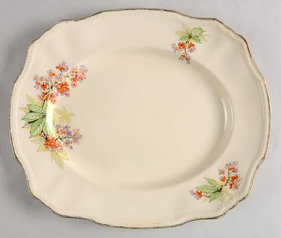 Churtsea 12" Oval Serving Platter by Alfred Meakin-1