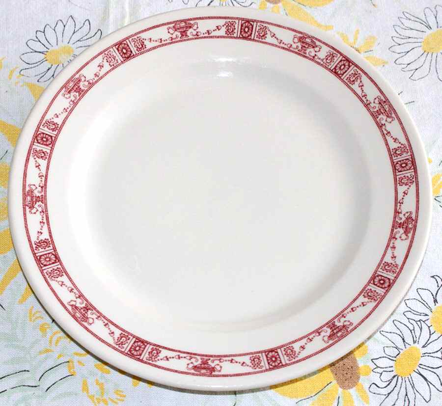 MCN17 Red Dinner Plate by McNicol-1