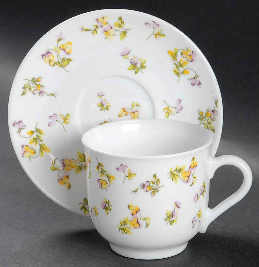 MTW27 Flat Cup & Saucer Set by Martha Stewart-1