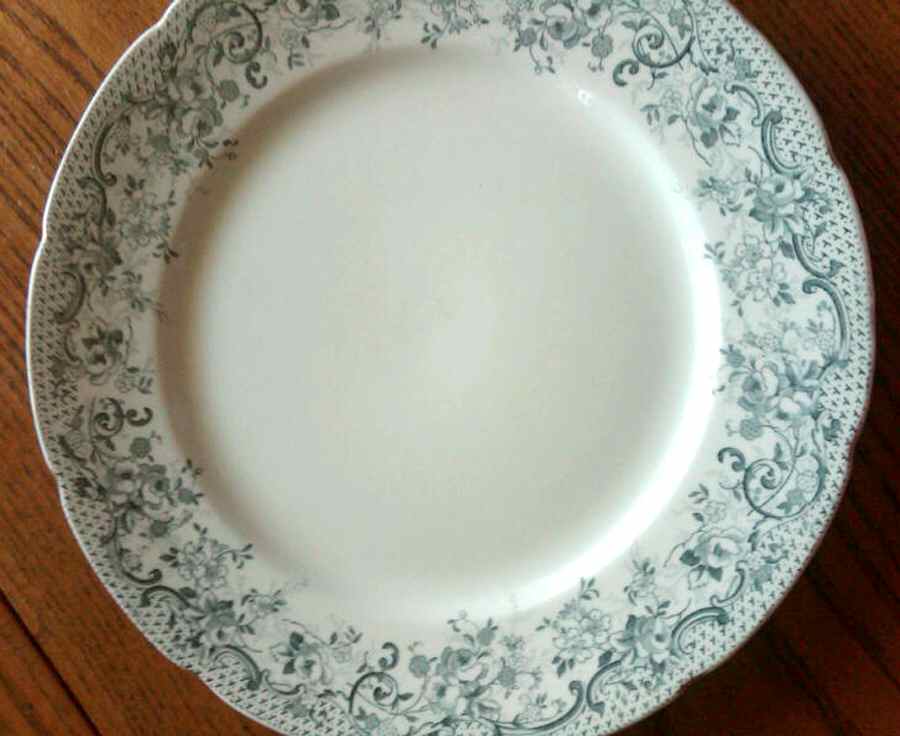 Elton Blue Green Dinner Plate by Alfred Meakin-1