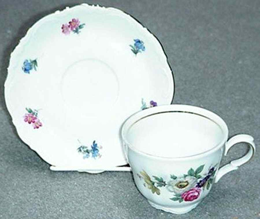 MIT288 Footed Cup & Saucer Set by Mitterteich-1