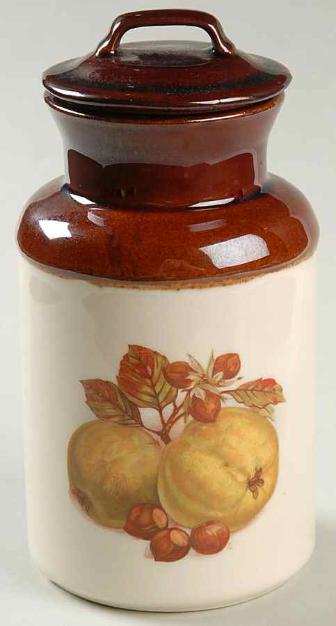 Fruit Festival Small Canister & Lid by Nelson McCoy-1