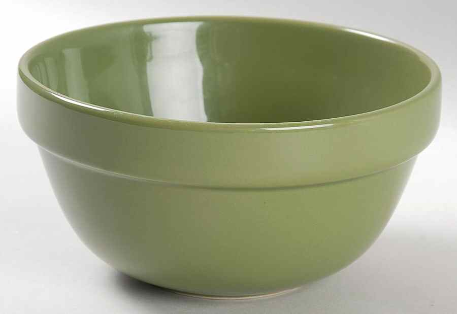 Stackables Green Soup/Cereal Bowl by Mainstays-1