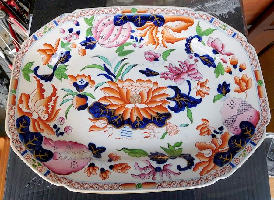 MAS63 10" Oval Serving Platter by Mason's-1