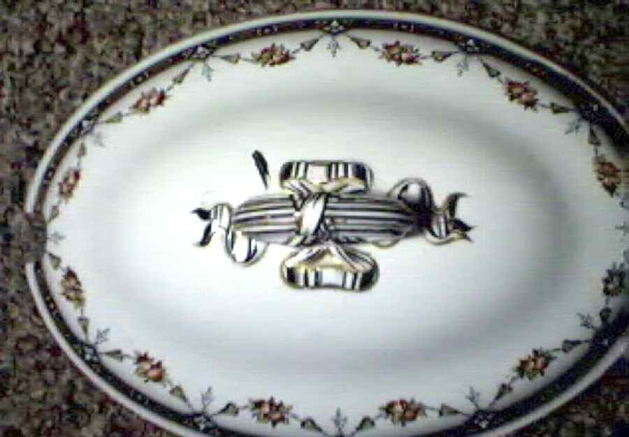 Key Festoon Lid for Oval Tureen by Minton-1