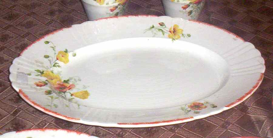 8018 11" Oval Serving Platter by Myott Staffordshire-1