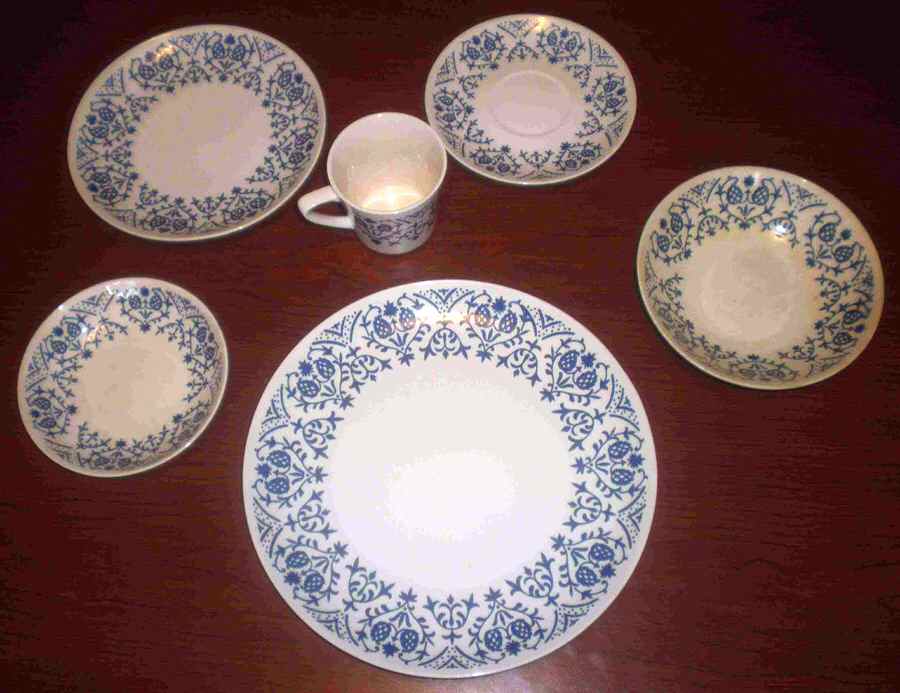 Blue Lace Dinner Plate by Mikasa-1
