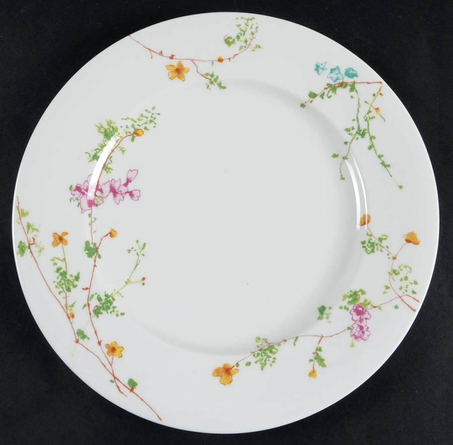 Sketch Floral Service Plate (Charger) by Mikasa-1