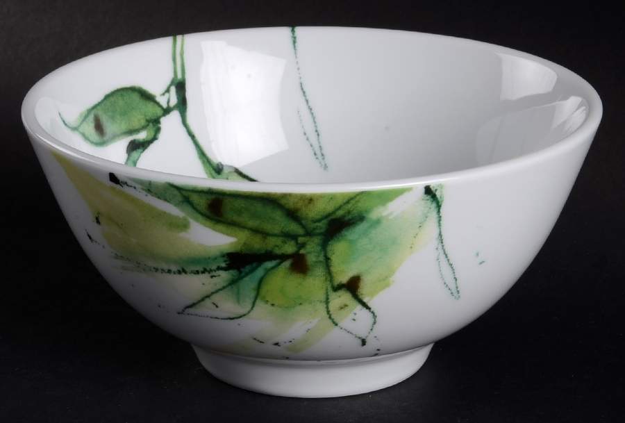 Leaf Sketch Soup/Cereal Bowl by Mikasa-1
