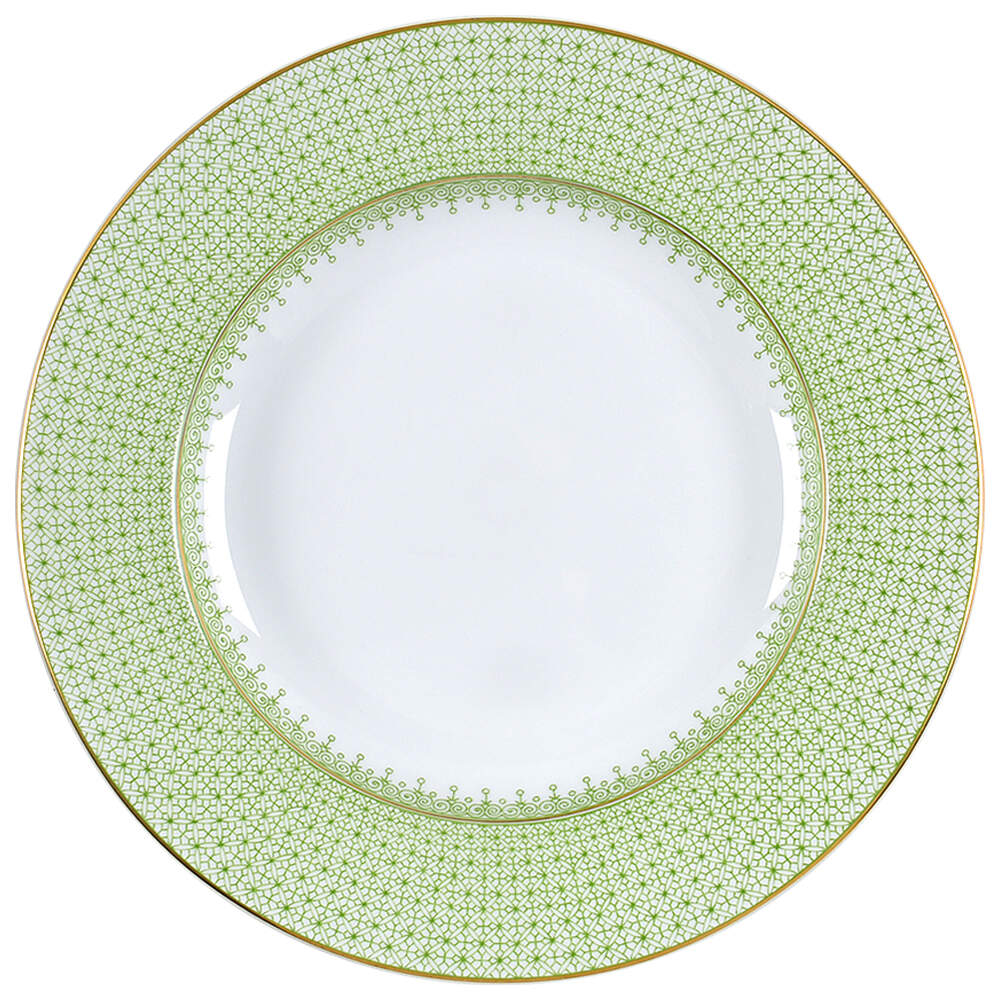 Green Apple Lace Dinner Plate by Mottahedeh-1