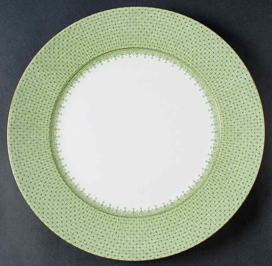 Green Apple Lace Service Plate (Charger) by Mottahedeh-1