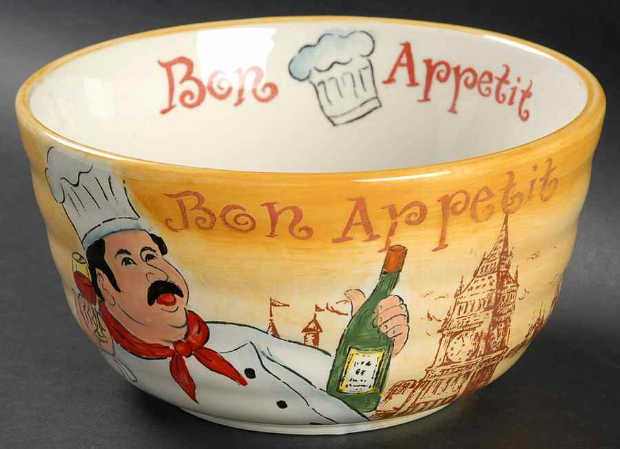Fat Chef Soup/Cereal Bowl by Maxcera Corp-1