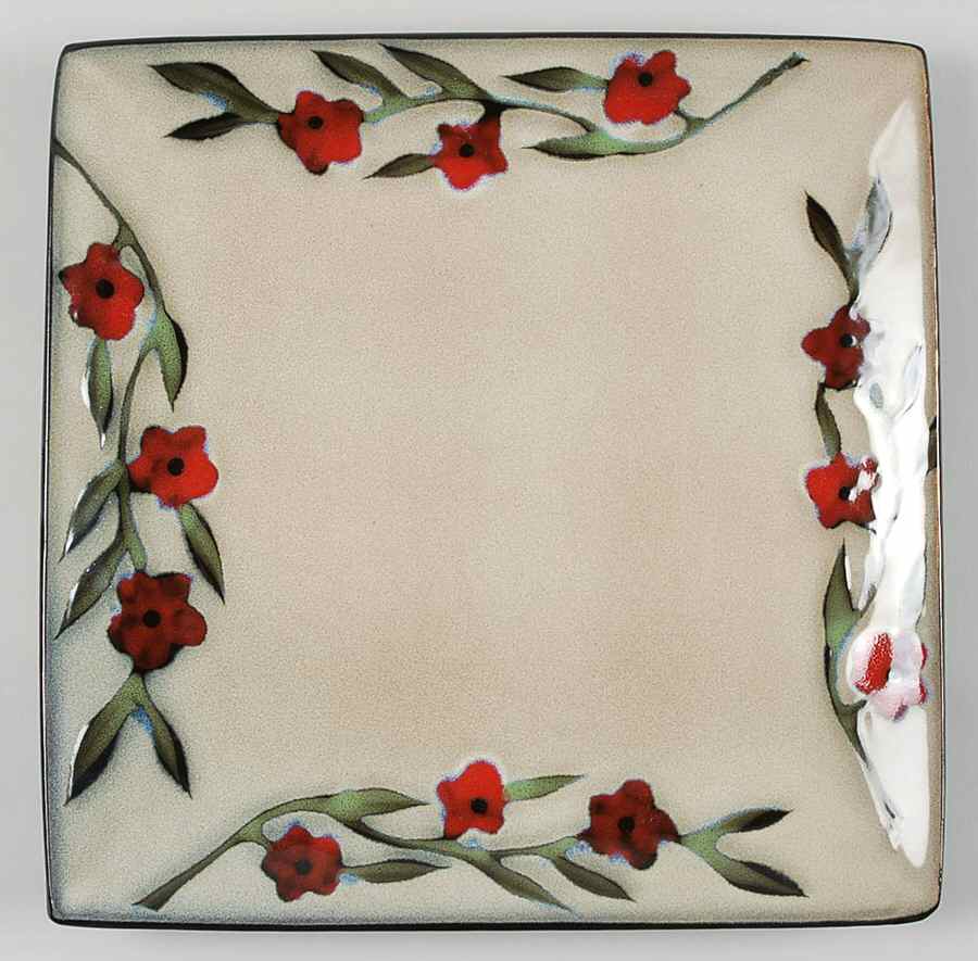 Briar Rose Square Dinner Plate by Mikasa-1