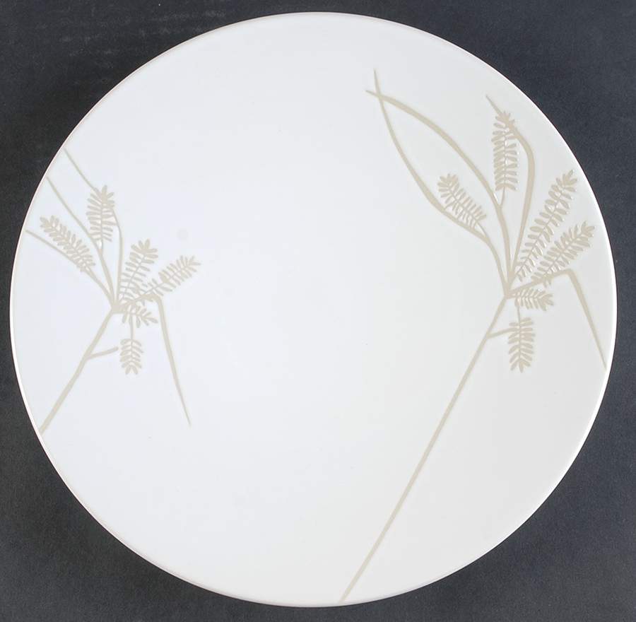 Sliver Cream Dinner Plate by Mikasa-1