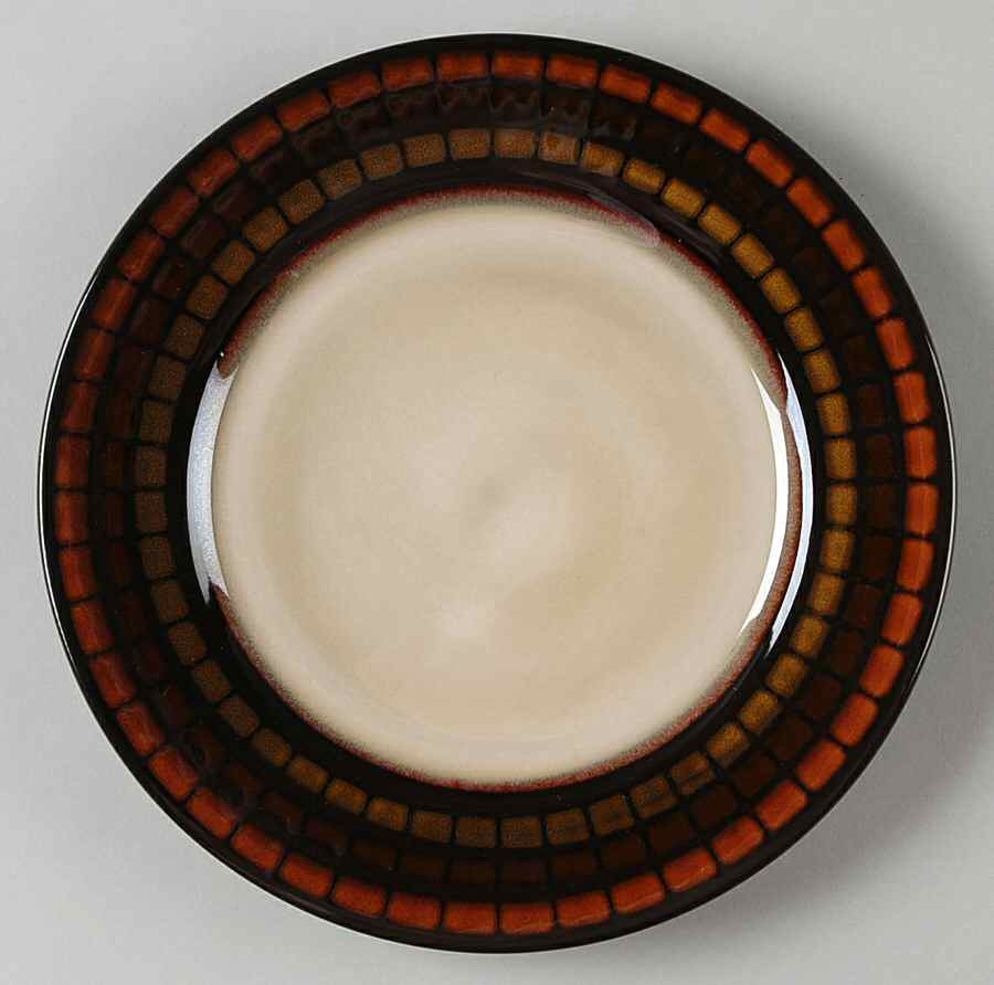 Isili Red Salad Plate by Mikasa-1