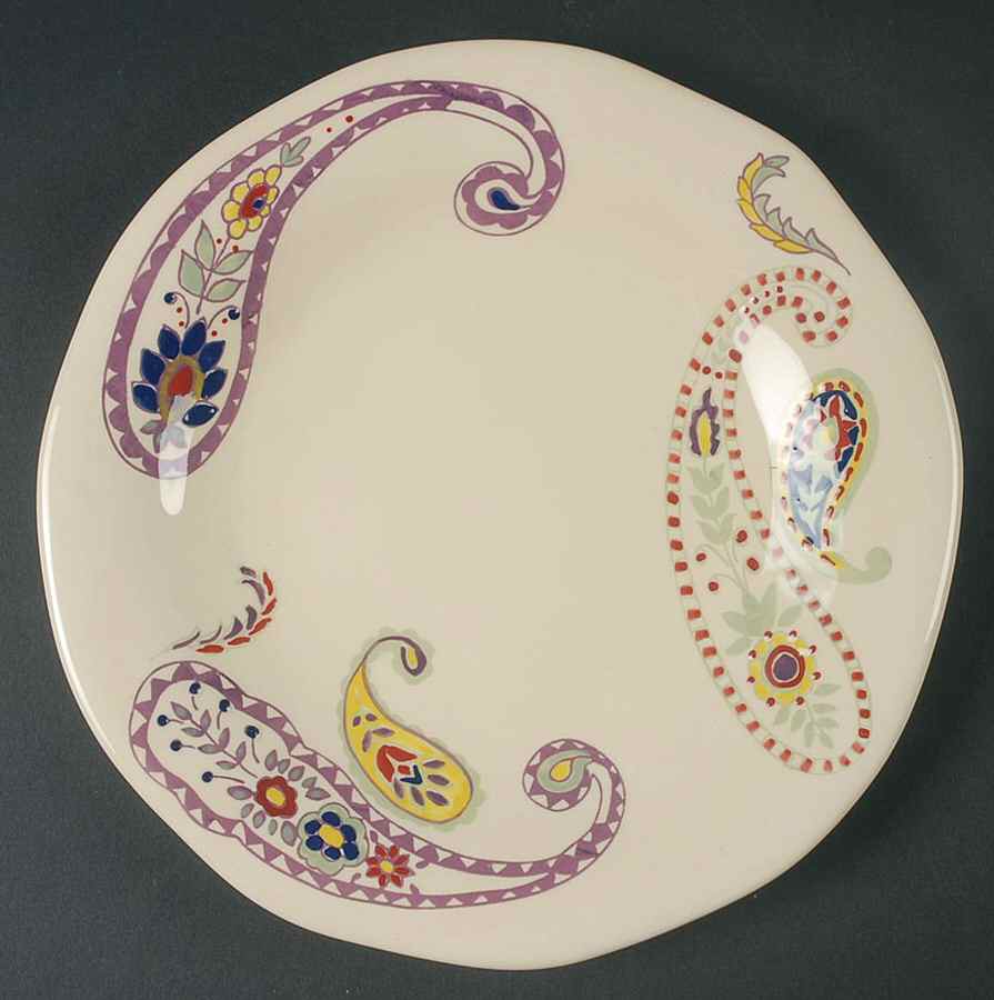 Brava Paisley Salad Plate by Mikasa-1