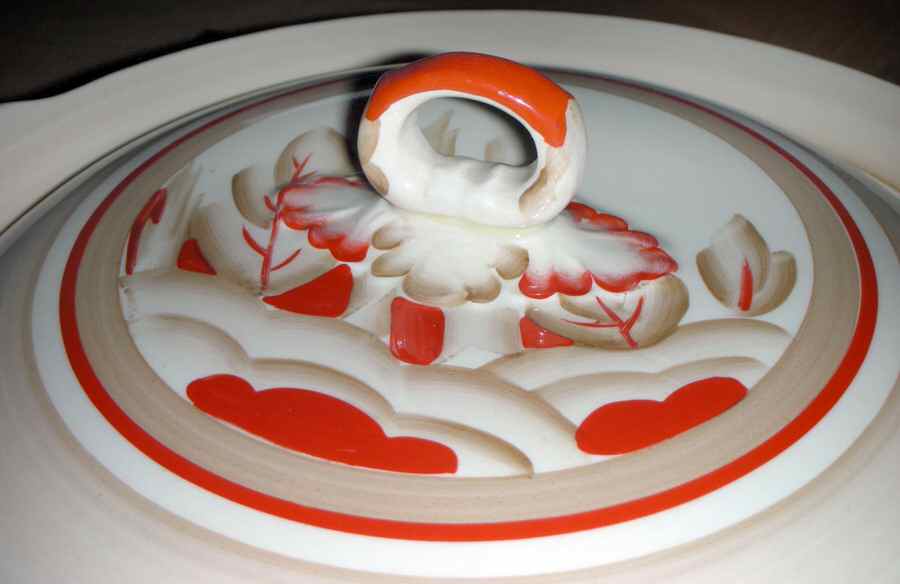Gg1843B Round Covered Butter by Myott Staffordshire-1