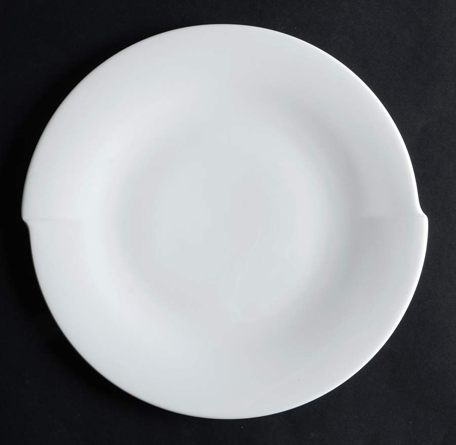 Spin White Dinner Plate by Mikasa-1
