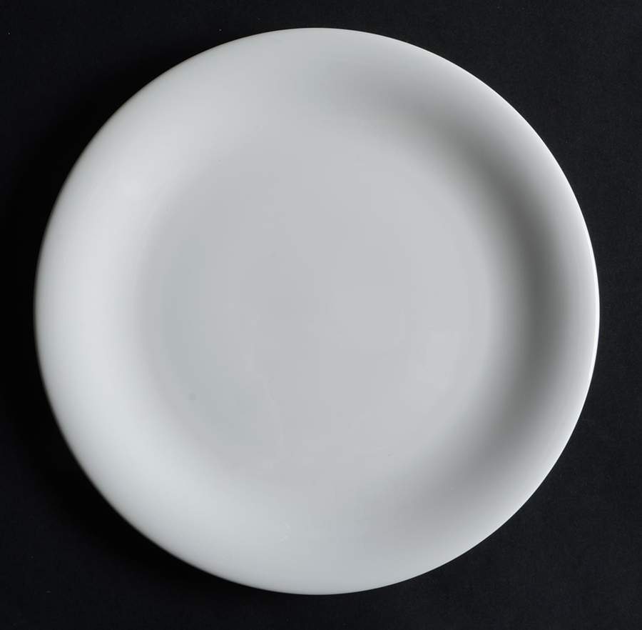 Sleek White Salad Plate by Mikasa-1
