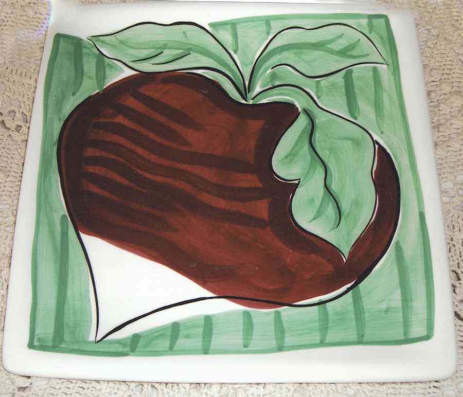 Vegetable Square Salad Plate by Mesa Intl-1