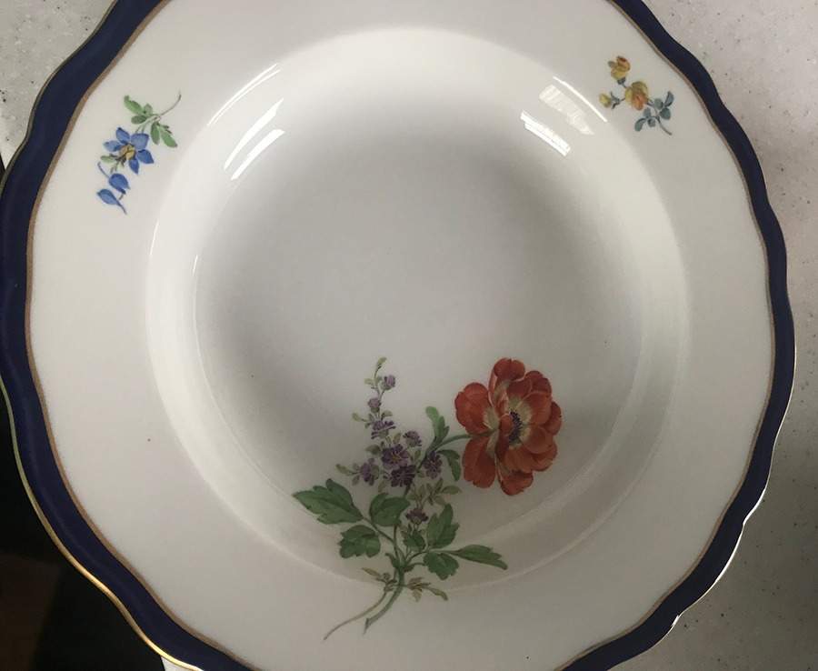 MSS177 Rim Soup Bowl by Meissen (Germany)-1