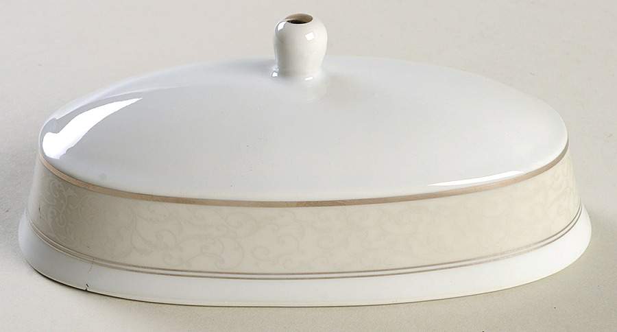 Parchment (China) Lid for 1/4 Lb Butter by Mikasa-1