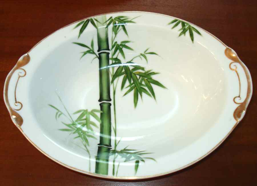 MKO14 9" Oval Vegetable Bowl by Meiko (Japan)-1