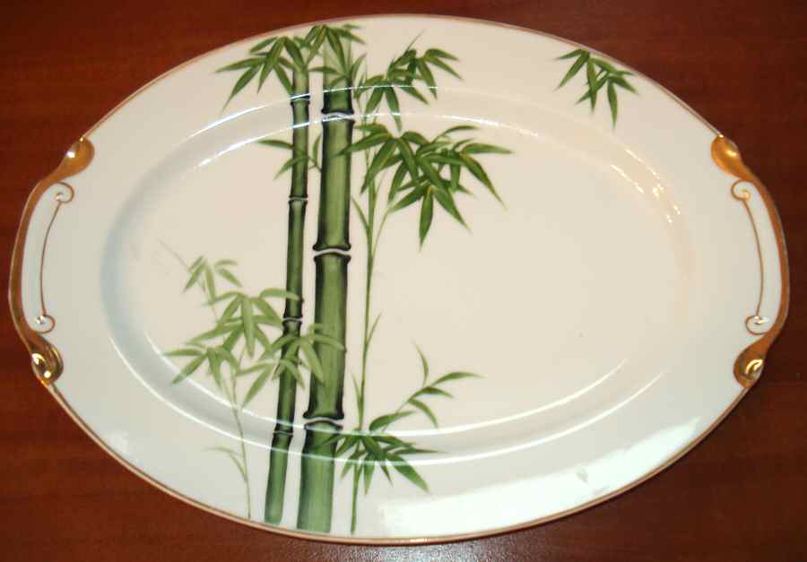 MKO14 12" Oval Serving Platter by Meiko (Japan)-1