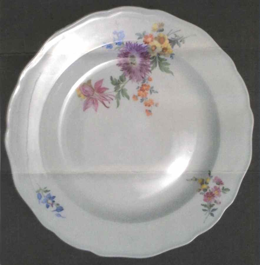 1460 Dinner Plate by Meissen (Germany)-1