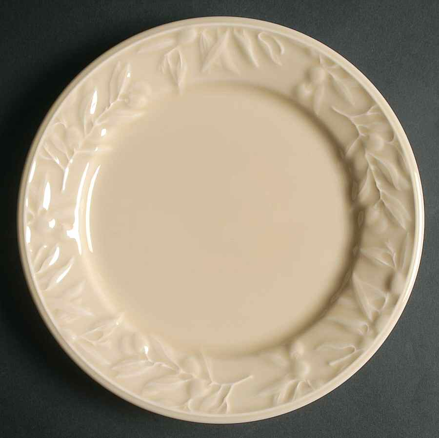 Oliva Beige Salad/Dessert Plate by Matceramica-1