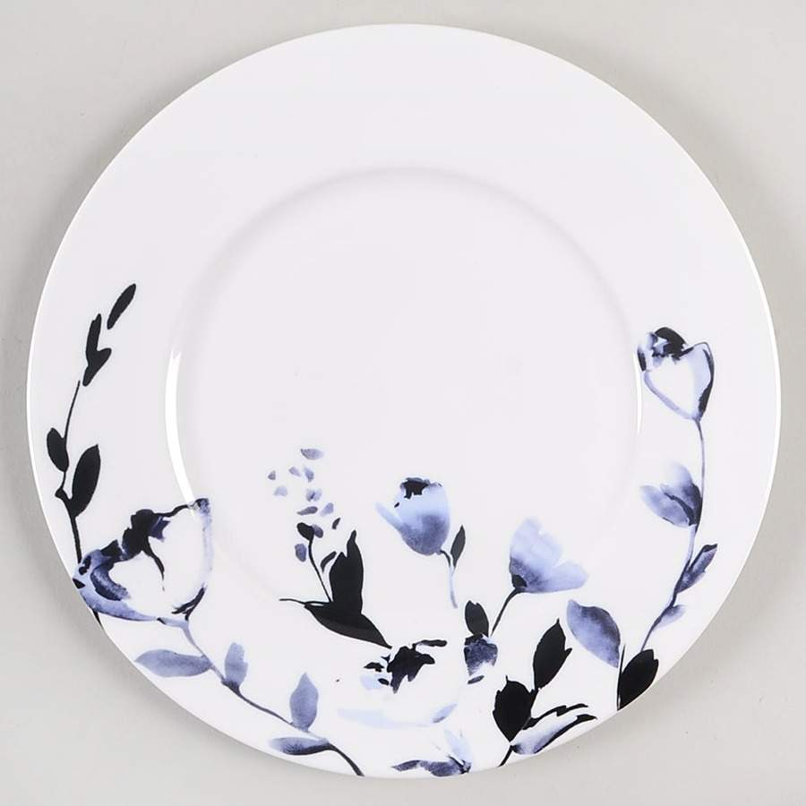 Midnight Bloom Salad Plate by Mikasa-1