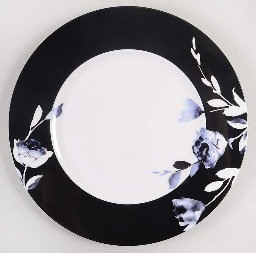 Midnight Bloom Dinner Plate by Mikasa-1