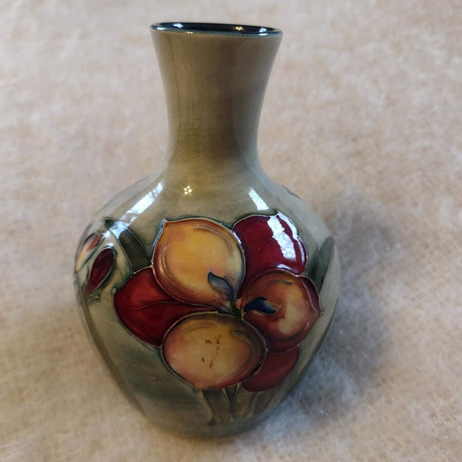 Freesia 5" Bud Vase by Moorcroft-1