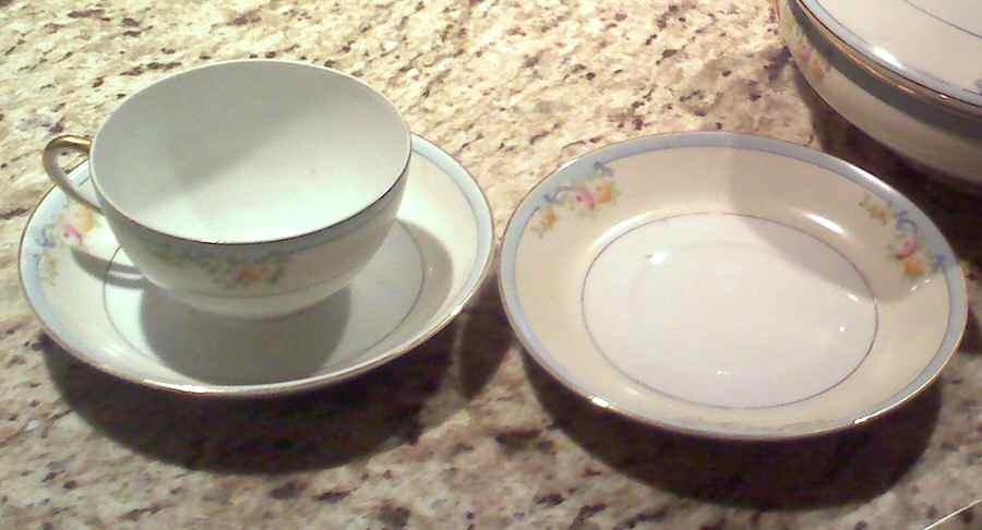 MEI1155 Flat Cup & Saucer Set by Meito-1
