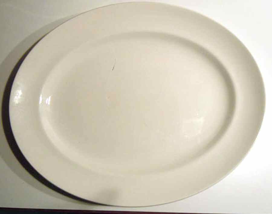 Winter White 14" Oval Serving Platter by W R Midwinter Ltd-1