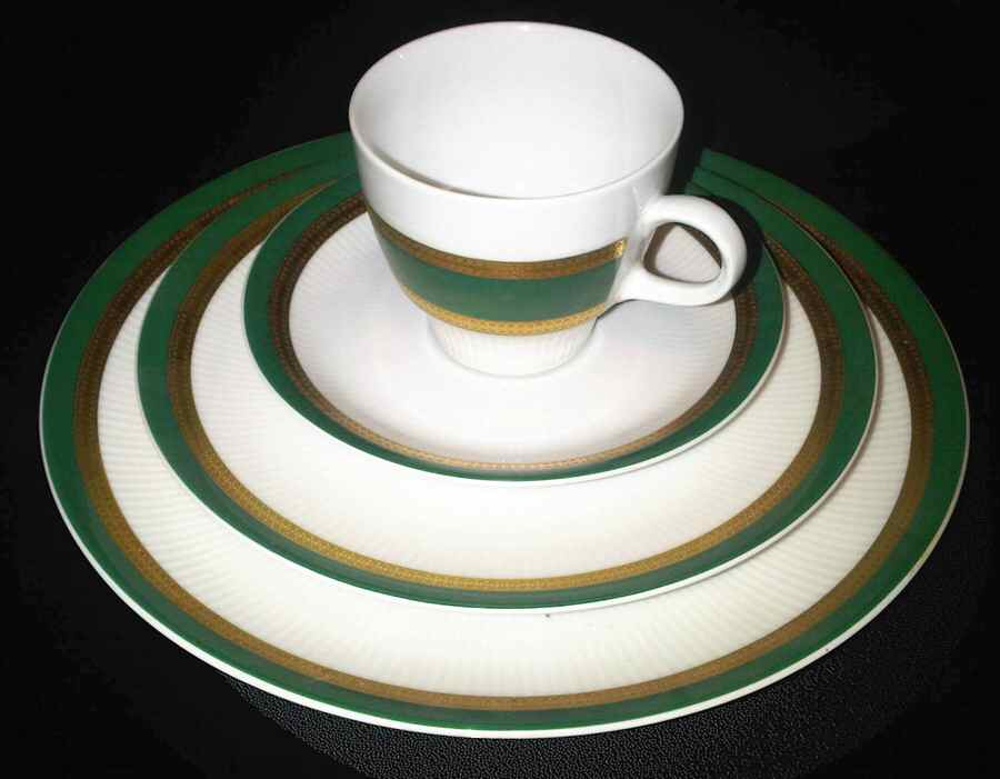 870-2 Flat Cup & Saucer Set by Mitterteich-1