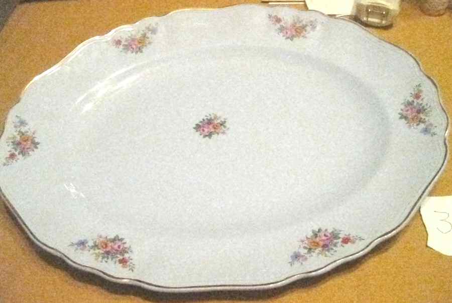 MEK308 12" Oval Serving Platter by J & G Meakin-1