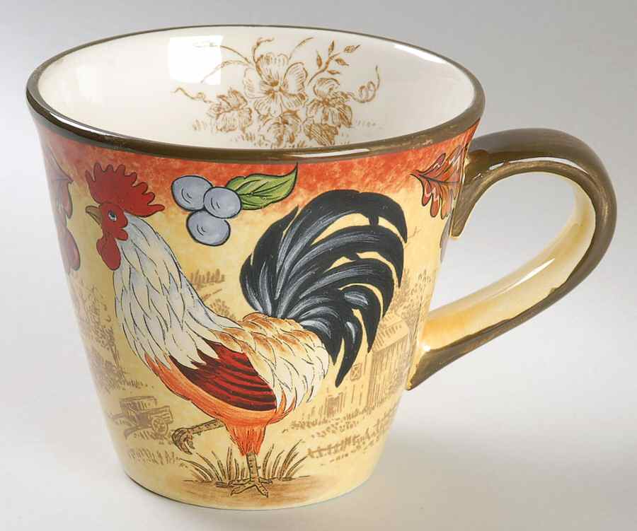Fall Rooster Mug by Maxcera Corp-1